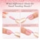 MelodySusie 50 Pcs Nail Drill Bits Small Sanding Bands with 31mm Mandrel Bit 120 Medium Grit Nail File for Acrylic Nails Gel Manicures and Pedicure Pink