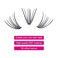 FADLASH Lash Clusters Extensions 20D Individual Cluster Lashes Mixed Tray Black Mink DIY Eyelash Extensions and Under Eyelashes Professional Makeup 20D007D 815mm