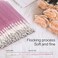 Elisel 100 Pcs Disposable Crystal Lip Brushes Make Up Lip Brushes Lipstick Lip Gloss Wands Eyeshadow Brushes Applicator Tool Makeup Beauty Tool Kits Pink