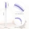 G2PLUS 100PCS Disposable Mascara Brushes Crystal Lash Brush Makeup Kit Adjustable Eyelash Spoolies for Eyelash Extensions Eyebrow and Makeup White Purple