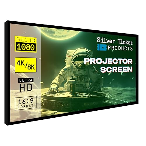 سيلفر تيكيت Silverticket Str Series 6 Piece 11 Gain 120 Diagonal 169 Format Projection Screen 120 inch