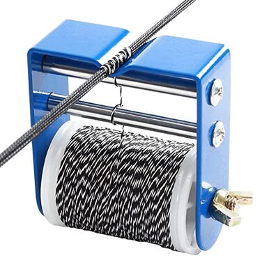 SOPOGER Archery Bowstring Serving Thread Jig 131 yard120m Durable Nylon Bow Serving String Thread for CompoundRecurve Bow Tying Peep Sight Nock BlackWhite