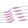 Elisel 100pcs Disposable Mascara Brushes with Container Mascara Wands Makeup Brushes Applicators Kits for Eyelash Extensions and Eyebrow Brush Crystal Pink