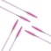 Elisel 100pcs Disposable Mascara Brushes with Container Mascara Wands Makeup Brushes Applicators Kits for Eyelash Extensions and Eyebrow Brush Crystal Pink