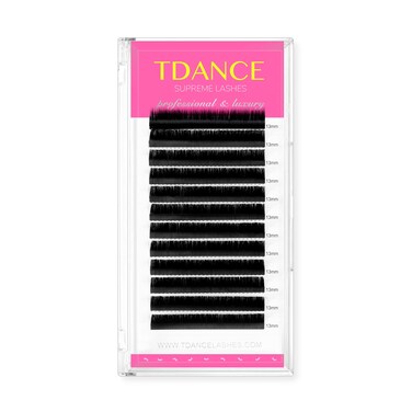 TDANCE Lash Extension Matte Black Eyelash Extension C CC D DD J B L Curl Volume Classic Lash Extensions 003018mm Thickness Professional Salon Use005CC14 mm