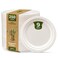 GUSTO 100 Compostable 9 Inch Paper Plates 250 Count White Heavy Duty Disposable Dinnerware Sugarcane Bagasse EcoFriendly Biodegradable Formerly Comfy Package