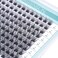EASITENSION DIY Eyelash Extension Lash Clusters 120 Clusters False Eyelash 3D Effect Individual Natural Lashes Set at Home Eyelash Extension Kit Lashes Pack Volume Mixed