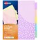 Avery Dividers for 3 Ring Binders 5 Tab Plastic Binder Dividers Pockets Insertable Big Tabs Pastel Classic Designs Expands Beyond Sheet Protectors 1 Set 07714