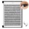 Bodermincer Black Cluster Lashes 240pcs 20D40D DIY Eyelash Extension D Curl Long Individual Lashes Mixed Tray Faux Mink Lash Clusters Extensions 822mm 20D13mm