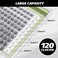 EASITENSION DIY Eyelash Extension Lash Clusters 120 Clusters False Eyelash 3D Effect Individual Natural Lashes Set at Home Eyelash Extension Kit Lashes Pack Natural Mixed