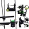 SOPOGER Archery Multifunctional Bow Level Tuning and Mounting String 3D Printing Compound Bow Sight Tuning Bubble Level Combos Tool Kit for Compound Bows Black