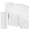 Oudain 12 Sets Soft Microfiber Massage Table Sheets Set Bulk 3 Piece Set Includes Massage Table Cover, Massage Fitted Sheet, and Massage Face Rest Cover (White