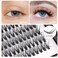 Bodermincer 10D20D30D40D50D60D80D 240 Clusters Lashes CD Curl 10121416mm MIX14161820mm MIX Fluffy Single Cluster False Lashes Premade Volume Fans 30D14MM D Curl