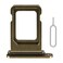 Perzework SIM Card Tray Holder Slot Replacement for iPhone 13 Pro and iPhone 13 Pro Max Alpine Green with Waterproof Rubber Ring and Eject Pin Single Sim Version