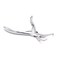 G4 VISION Professional Hair Extension Beading Tool Kit Remove Plier Set for beads 4 Piece ILink Micro Ring Loop Needle Pulling Hook Threader Wire for Silicone Rings Silver