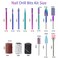 BQAN Nail Drill Bits 10Pcs 332 in Carbide Professional Drill Bit Set for Nail Tech Remove Acrylic Gel Nails Manicure with 75Pcs File Sanding Bands 80120180 Grits