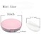 Sohynca Empty Plastic Loose Powder Compact Container with Velvet Powder puff Mirror and Elasticated Net SifterEmpty Reusable Powder box 5g Portable DIY Makeup Powder case
