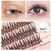 BODERMINCER 816mm to Choose Fish Tail Design 120pcs Thickness 01mm C Curl 12 Root Women Lady Individual Black False Eyelash Cluster Eye Lashes Extension Tools 10mm