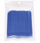 Mini Skater 100 Pack Dental Micro Applicator Brush 25 mm Head Diameter Bendable Ultrafine Brushes for Eyelash Extensions Oral Using Personal Care Makeup Blue Large