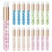 Kirecoo 17 PCS Lash Shampoo Brushes Glitter Crystal Lash Makeup for Eyelash Extensions Cleansing Nose Pore Deep Cleaning Brush Eyelash Wash and Bath for Extensions