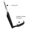 Boao 4 Pcs Eyelash Combs Eyebrow Combs Foldable Eyelash Separator Tool Stainless Steel Teeth Brow Brushes Mascara Brushes Eyebrow Spoolie Grooming Makeup Tool Black