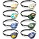 Eurzom 8 Pcs Eye Patches for Kids Adjustable Single Eyepatch Reusable Cute Girls Boys Patch with Elastic Strap for Left or Right Eye Patch Various PatternsCool Style