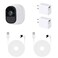 ALERTCAM 2Pack Power Cable for Arlo Pro and Arlo Pro 2 164Ft5m Weatherproof USB Cable with Quick Charge 30 Power Adapter Continuously Charging Your Security Camera by