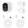 ALERTCAM 2Pack Power Cable for Arlo Pro and Arlo Pro 2 164Ft5m Weatherproof USB Cable with Quick Charge 30 Power Adapter Continuously Charging Your Security Camera by