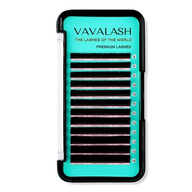 VAVALASH Eyelash Extensions 005 D Curl 8mm Lash Extensions Supplies Individual Lashes Premium Silk Volume Classic Lash Soft Matte Dark Professional Eyelashes Extension 005D8mm
