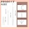 Lallisa 100 Pieces Micro Eyebrow Spoolie Brush with Cap Brow Lamination Tool Eyelash Brush Multifunctional Micro Lash Comb for Eyelash and Eyebrow Extensions ToolWhite