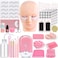 VISCOO Eyelash Extension Kit for Beginners Professional Lash Extension Kit with Mannequin Head Lash Starter Kit with Lash Fan Lash Extension Supplies for Practice Training Kit