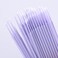 JASSINS 300pcs Disposable Micro Applicators brushes Eyelash Extensions Microfiber Wands Applicator BrushFalse Eyelashes Brush Clean Mascara swabs20 mm With Container PINK