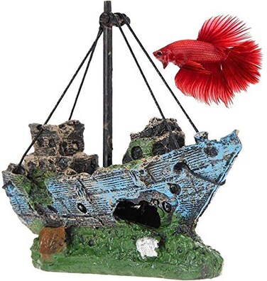 SunGrow Shipwreck for Betta Fish