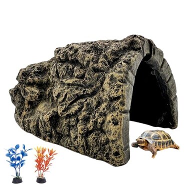 M2cbridge Aquarium Decorations Fish Hideout House Shelter Betta Cave Rock Hide Cave