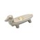 Creative Co-Op Creative CoOp Grey Ceramic Dog Dish