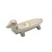 Creative Co-Op Creative CoOp Grey Ceramic Dog Dish