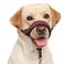 BARKLESS Soft Dog Head Collar Patented Padded No Pull Head Halter Training Nose Leash with Safety Link for Medium Large Dogs Adjustable Muzzle Leash Easy Control for Walking L Red