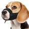 Mayerzon Dog Muzzle with Hook and Loop for Large Medium Small Dogs Patented Soft Mesh Beagle Labrador Puppy Muzzles for Biting Chewing Grooming Breathable Adjustable Allows Panting Drinking