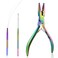 NEWISHTOOL Micro Links Hair Extensions Kit Hair Extension Pliers for Beads Hair Extension Loop Needle Pulling Hook Tool Bead Device Tool Kits Micro Link Tools for Hair or Feather Extensions Styling
