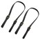 Piutouyar 2 Pcs PU Leather Purse Handles 65cm to 71cm Adjustable Leather Purse Strap Double Buckle Leather Shoulder Strap Replacement Black
