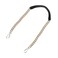 uxcell Purse Chain Strap 39 Leather Iron Flat Chain Strap Handbag Chains Purse Handles Shoulder Replacement Strap Black Strap Gold Chain