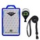 ID Stronghold Secure Badge Holder Duolite Shielded 2 Card ID Badge Holder with Lanyard and Retractable Reel Heavy Duty Plastic Badge Protector