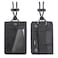 simpletome ID Card Holder Tactical Durable 1000D Nylon Badge Holder Lanyard RFID Blocking Card Holder with Adjustable Soft Neck Strap Black