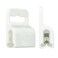 Specialist ID 5 Pack Gripper Badge Holds Credit Cards ID CAC or Swipe Access Max 30 Mil Thick Secure White Clamp