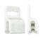 Specialist ID 5 Pack Gripper Badge Holds Credit Cards ID CAC or Swipe Access Max 30 Mil Thick Secure White Clamp