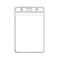 KINGSUM Vertical ID Badge Holders Sealable Waterproof Clear Plastic Holder Fits RFIDProximityBadge Swipe Cards or Credit Card 20pcs
