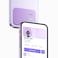 dot. dot Thin Digital Business Card Tap Compatible with iPhone Android Purple