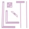 UPTTHOW 6Pcs Bookbinding Easy Scrapbooking Tool for Starter Complete Great Stencils and Cutter Guide Kit Can Be Made into Notebook Calender Junk Journal Handbook