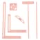 UPTTHOW 6Pcs Bookbinding Easy Scrapbooking Tool for Starter Complete Great Stencils and Cutter Guide Kit Can Be Made into Notebook Calender Junk Journal Handbook
