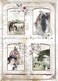Stamperia A4 Rice Paper Packed Romantic Horses 4 Frames 1 Sheet DFSA4581